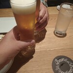 浜松町キッチン - 隅田ブルーイングで乾杯〜♪❤