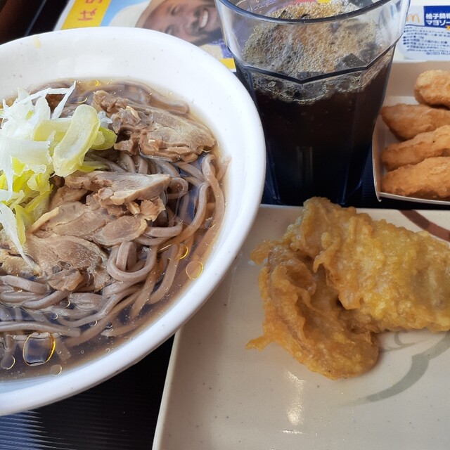 冷たい肉そば ぼんてん - 石巻あゆみ野（そば）の写真
