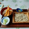 扇谷 - 料理写真:そば、上天丼(1,200円)