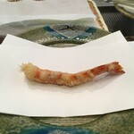 割烹 天ぷら 三太郎 - 巻海老１