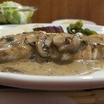 キッチン ブルー グローブ - 肉厚ですかね？、マッシュルームも多いです