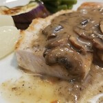 キッチン ブルー グローブ - 反対側のロース