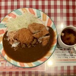 Kicchinsebum machino hambaguyasan - 本日のC定食（ポークカレーいろいろ定食） ¥800