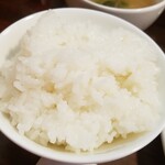 キッチン ブルー グローブ - ご飯大盛りのアップ