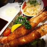Large fried shrimp (2 pieces)