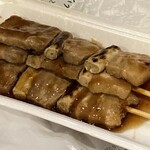 ハセガワストア - やきとり弁当の豚精肉3本(税込330円)
