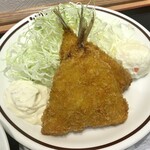 馬立パーキングエリア 上り - ■ アジフライ2尾※サラダ付き。