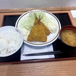 馬立パーキングエリア 上り - ◆ アジフライ定食 ¥750-