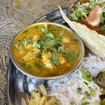 スパイス・ツリー - 天然エビと樹豆    エビと樹豆と野菜の優しいカレー