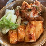 しゃぶ太郎 - セルフの惣菜キムチ