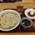 釜揚げうどん岡じま - 料理写真:ざるうどん(小) 350円(税込) ＋おでん玉子 110円(税込)(2023年8月8日撮影)