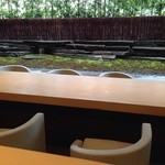 茶洒 金田中 - 苔庭を見ながらの、ランチって素敵です☆