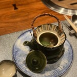 焼肉牛印 - テールと松茸の土瓶蒸し