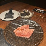 焼肉牛印 - すき焼き用のサーロイン、トリュフ