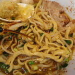 ラーメン二郎 - 赤酢投入～♪