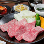 Premium Yakiniku (Grilled meat) set meal