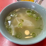 宝来飯店 - 中華定食のスープ