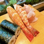 寿し辰 - 海老。