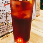 にぎわい酒場 葛菜 - カシスやまと茶（アルコール）