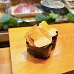 寿し辰 - あん肝軍艦。