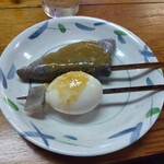 喰うかい - おでん各種 各120円(税込)(2023年8月10日撮影)