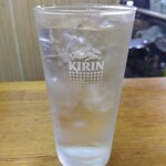 喰うかい - 焼酎の水割り 400円(税込)(2023年8月10日撮影)