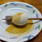 喰うかい - おでん玉子 120円(税込)(2023年8月7日撮影)