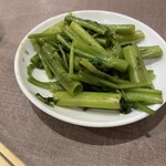 Kanton Dainingu Taku - 空芯菜の海老味噌炒め