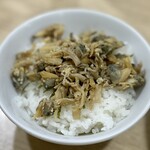 貝麺 みかわ - アサリの味噌風味煮込みごはん(小)