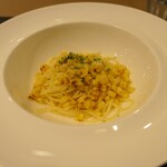 アル・ケッチァーノ  - （2023/8月）焼きトウモロコシのペペロンチーノ