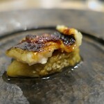 アル・ケッチァーノ  - （2023/8月）穴子の白焼きとナスのプレゼ