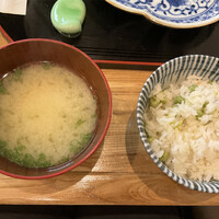 和処 つち谷 - グリンピースごはん