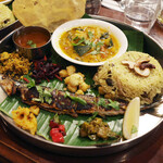 ガネーシュ - 秋刀魚ミールス(3950円)