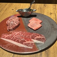焼肉 うしみつ 恵比寿本店 - 塩焼肉3種