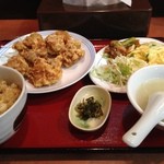 香琳園 - 若鶏のから揚げ定食