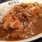 梨花食堂 - キノコの入ったシーフードカレー（牡蠣入り）