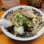 ラーメン専門 ささき - 塩野菜ラーメン（チャーシュートッピング）