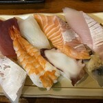 ふる川 - デカネタの寿司８貫
