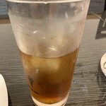 竹亭 - 飲みかけのウーロン割り