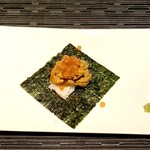TEPPANYAKI 10 - 二つ目が食べたくなる絶品ウニの海苔巻き