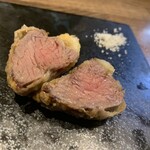 札幌かすそばtoてんぷら風土 - 牛ヒレ肉