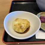 松月 ミュープラット神宮前店 - 卵の天ぷら