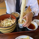 手打ちうどん・そば 子亀 - 冷やうどんセット