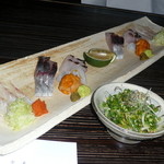 ③造り（佐賀関産 関あじ・伊佐木・真鯛など・郷味 りゅうきゅう）