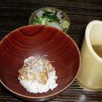 ⑥〆の逸品（杵築 うれしの 香の物）