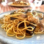 Ristorante kuro - 茄子と鶏肉のパスタ