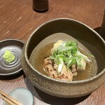 神楽坂 九頭龍蕎麦 - そばがきと焼き鴨