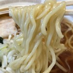 えーちゃん食堂 - ラーメン¥1000の麺