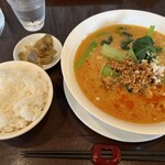 中國食彩 アオヤマ - 坦々麺+白飯