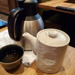 水炊き・もつ鍋・鳥料理 博多華味鳥 - ポン酢、麦茶